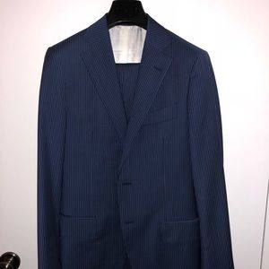 SUITSUPPLY blue pinstripe suite, 38R